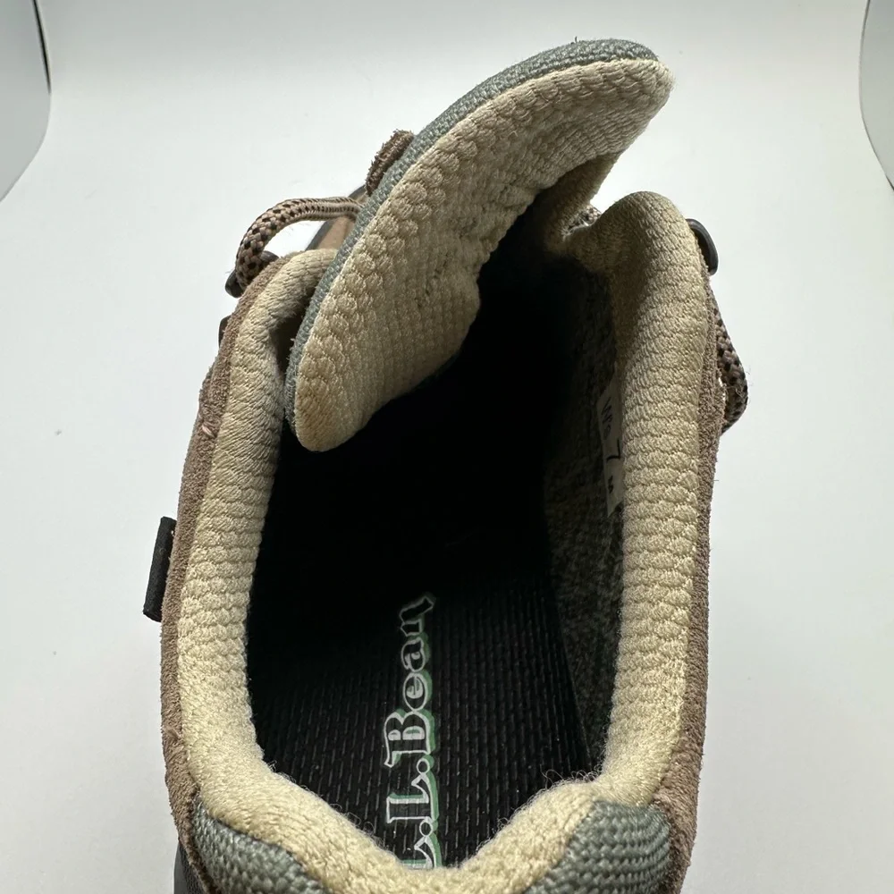 L.L. Bean Tan and Green Hiking Shoes - Picture 6 of 8